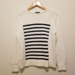 NWT J.CREW 1988 striped rollneck sweater